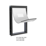 Heavy Duty Pet Flap Door Outdoor Tunnel Easy to Install Cat Dog Doors 29.3cmx40.2cm - Aladdin Shoppers