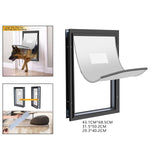 Heavy Duty Pet Flap Door Outdoor Tunnel Easy to Install Cat Dog Doors 29.3cmx40.2cm - Aladdin Shoppers