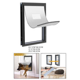 Heavy Duty Pet Flap Door Outdoor Tunnel Easy to Install Cat Dog Doors 29.3cmx40.2cm - Aladdin Shoppers