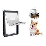 Heavy Duty Pet Flap Door Outdoor Tunnel Easy to Install Cat Dog Doors 29.3cmx40.2cm - Aladdin Shoppers