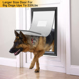 Heavy Duty Pet Flap Door Outdoor Tunnel Easy to Install Cat Dog Doors 43.1cmx68.5cm - Aladdin Shoppers