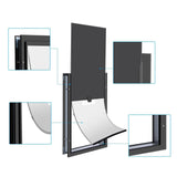 Heavy Duty Pet Flap Door Outdoor Tunnel Easy to Install Cat Dog Doors 43.1cmx68.5cm - Aladdin Shoppers