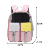 Pet Cat Carrier Backpack Dog Travel Bag Shoulder Strap for Kitten Kitty pink - Aladdin Shoppers