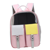 Pet Cat Carrier Backpack Dog Travel Bag Shoulder Strap for Kitten Kitty pink - Aladdin Shoppers