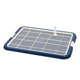 Dog Toilet with Removable Post Puppy Training Tray for Pets Accessories Deep Blue - Aladdin Shoppers