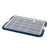 Dog Toilet with Removable Post Puppy Training Tray for Pets Accessories Deep Blue - Aladdin Shoppers