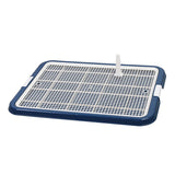 Dog Toilet with Removable Post Puppy Training Tray for Pets Accessories Deep Blue - Aladdin Shoppers
