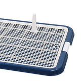 Dog Toilet with Removable Post Puppy Training Tray for Pets Accessories Deep Blue - Aladdin Shoppers
