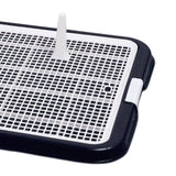 Dog Toilet with Removable Post Puppy Training Tray for Pets Accessories Black - Aladdin Shoppers