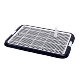 Dog Toilet with Removable Post Puppy Training Tray for Pets Accessories Black - Aladdin Shoppers