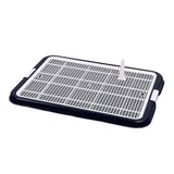 Dog Toilet with Removable Post Puppy Training Tray for Pets Accessories Black - Aladdin Shoppers