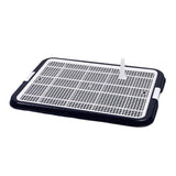 Dog Toilet with Removable Post Puppy Training Tray for Pets Accessories Black - Aladdin Shoppers