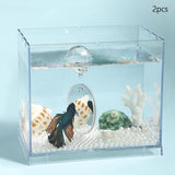 Portable Fighting Fish Training Mirror Transparent Betta for Fishing Viewing 2 Piece L - Aladdin Shoppers