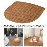 Pet Cooling Mat Dog Crate Pad Cat Bed Mat Kennel Cushion Sleep Pad Portable S - Aladdin Shoppers