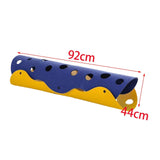 Splicing Cat Tunnel Folding Tube Deformable Cat Toys Amusement for Dog Yellow Blue - Aladdin Shoppers