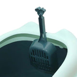 Cat Litter Box Tray Detachable with Litter Scoop Toilet for Kitten Green - Aladdin Shoppers