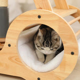 Cat Climbing Frame Activity Center Platform Bed Cat Scratcher for Kitten Style A - Aladdin Shoppers