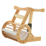 Cat Climbing Frame Activity Center Platform Bed Cat Scratcher for Kitten Style A - Aladdin Shoppers