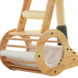 Cat Climbing Frame Activity Center Platform Bed Cat Scratcher for Kitten Style A - Aladdin Shoppers