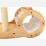 Cat Climbing Frame Activity Center Platform Bed Cat Scratcher for Kitten Style B - Aladdin Shoppers