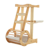 Cat Climbing Frame Activity Center Platform Bed Cat Scratcher for Kitten Style B - Aladdin Shoppers