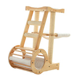 Cat Climbing Frame Activity Center Platform Bed Cat Scratcher for Kitten Style B - Aladdin Shoppers