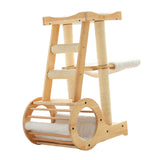 Cat Climbing Frame Activity Center Platform Bed Cat Scratcher for Kitten Style B - Aladdin Shoppers