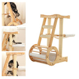 Cat Climbing Frame Activity Center Platform Bed Cat Scratcher for Kitten Style B - Aladdin Shoppers