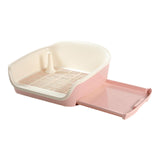 Indoor Dog Potty Tray Cat W/Drawer Training Litter Box Restroom Urinal Pink - Aladdin Shoppers