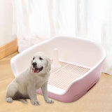 Indoor Dog Potty Tray Cat W/Drawer Training Litter Box Restroom Urinal Pink - Aladdin Shoppers