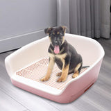 Indoor Dog Potty Tray Cat W/Drawer Training Litter Box Restroom Urinal Pink - Aladdin Shoppers