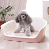 Indoor Dog Potty Tray Cat W/Drawer Training Litter Box Restroom Urinal Pink - Aladdin Shoppers