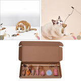 Funny Cat Teaser Wand Cat Exercise for Cats Pet Supplies Kittens Training White and Red Ball - Aladdin Shoppers