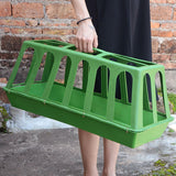 Chicken Feeder Leakproof 20 Holes Small Poultry Feeder for Duck Quail - Aladdin Shoppers