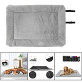 Dog Bed Mat 35x24" Comfortable Furniture Protrctor Cushion for Couch Puppy Gary Flannel - Aladdin Shoppers