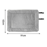 Dog Bed Mat 35x24" Comfortable Furniture Protrctor Cushion for Couch Puppy Gary Flannel - Aladdin Shoppers