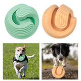 Portable Dog Treat Ball Interactive Puzzle Toy Training IQ Bite Resistant Green - Aladdin Shoppers