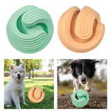 Portable Dog Treat Ball Interactive Puzzle Toy Training IQ Bite Resistant Green - Aladdin Shoppers