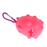 Pet Waste Bag Dispenser with Carabiner Storage Portable Dog Poop Bag Holder Pink - Aladdin Shoppers