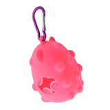 Pet Waste Bag Dispenser with Carabiner Storage Portable Dog Poop Bag Holder Pink - Aladdin Shoppers