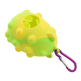Pet Waste Bag Dispenser with Carabiner Storage Portable Dog Poop Bag Holder Yellow - Aladdin Shoppers