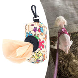 Pet Waste Bag Dispenser for Pooper with Buckle Clip Dog Poop Bag Holder Beige - Aladdin Shoppers