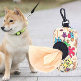 Pet Waste Bag Dispenser for Pooper with Buckle Clip Dog Poop Bag Holder Beige - Aladdin Shoppers