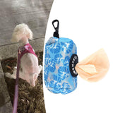 Pet Waste Bag Dispenser for Pooper with Buckle Clip Dog Poop Bag Holder Blue - Aladdin Shoppers