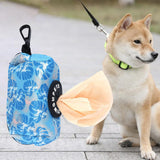 Pet Waste Bag Dispenser for Pooper with Buckle Clip Dog Poop Bag Holder Blue - Aladdin Shoppers
