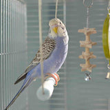 Bird Chewing Toy with Bell Decoration Parrot Toy for Cockatoos Cockatiels A - Aladdin Shoppers