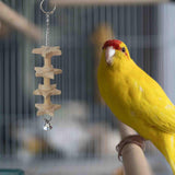 Bird Chewing Toy with Bell Decoration Parrot Toy for Cockatoos Cockatiels A - Aladdin Shoppers