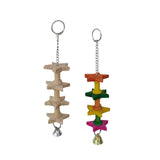 Bird Chewing Toy with Bell Decoration Parrot Toy for Cockatoos Cockatiels A - Aladdin Shoppers