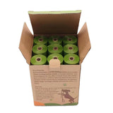 Dog Poop Bags Replacements Biodegradable Rolls for Running Outdoor Walking 740g - Aladdin Shoppers