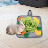 Nosework Feeding Mat Slow Feeder Sniffing Pad Hamster Rabbit Foraging Mat Green - Aladdin Shoppers